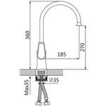 Смеситель для кухни Oute T45 T4513B