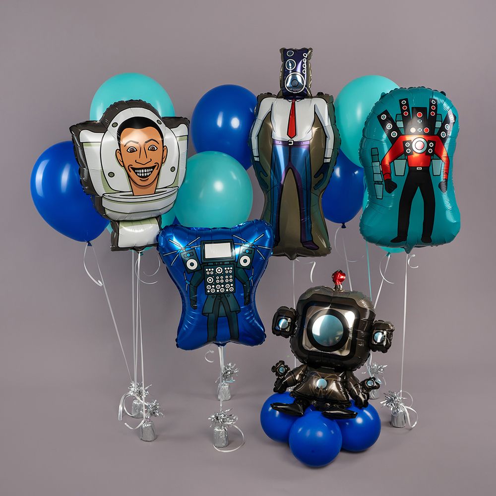 Шар (26''/66 см) Фигура, Герой Игры, Дизайн №1, 1 шт.