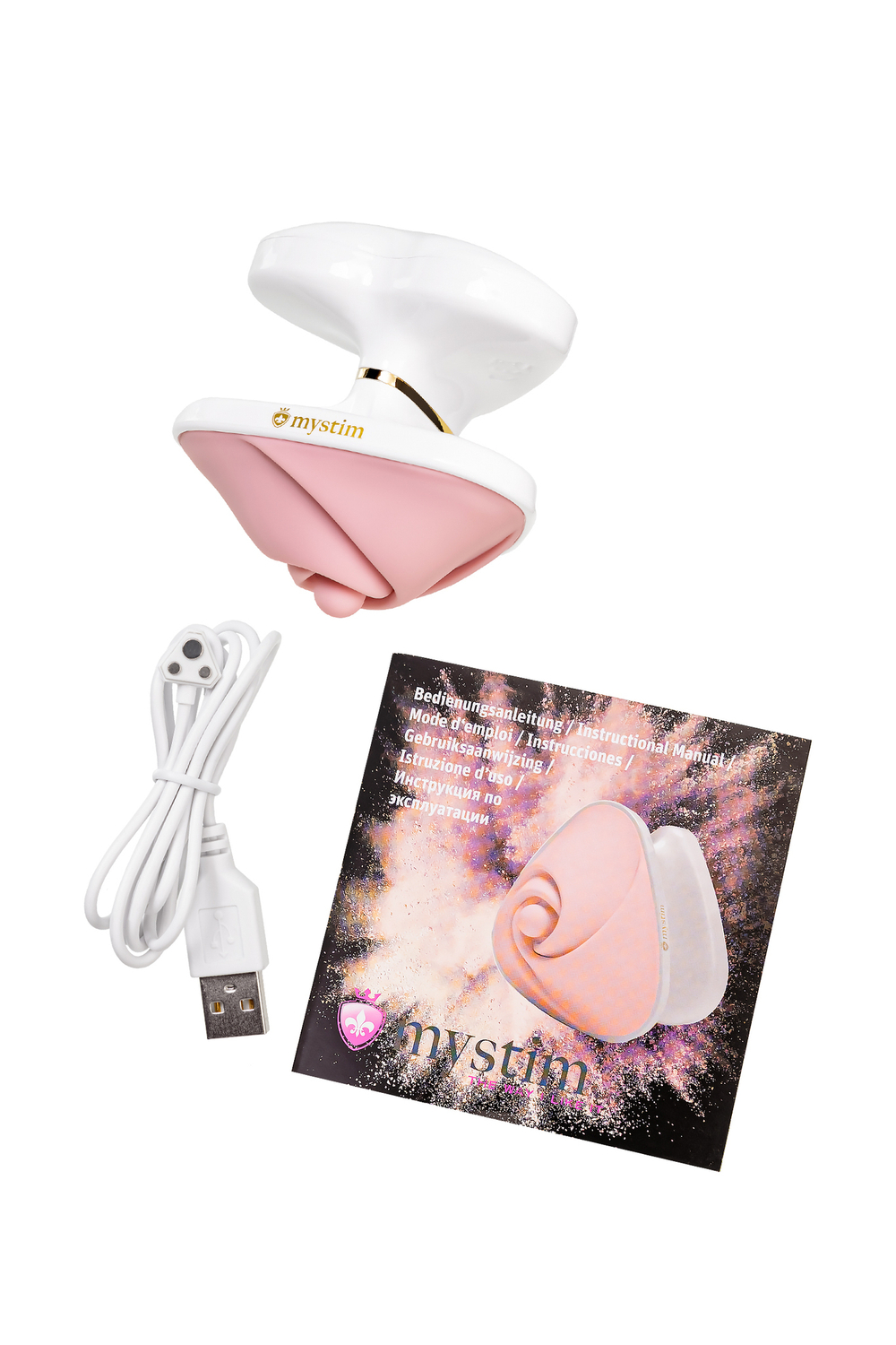 Вибратор Mystim Heart s Desire силикон,розовый, 6,7 см