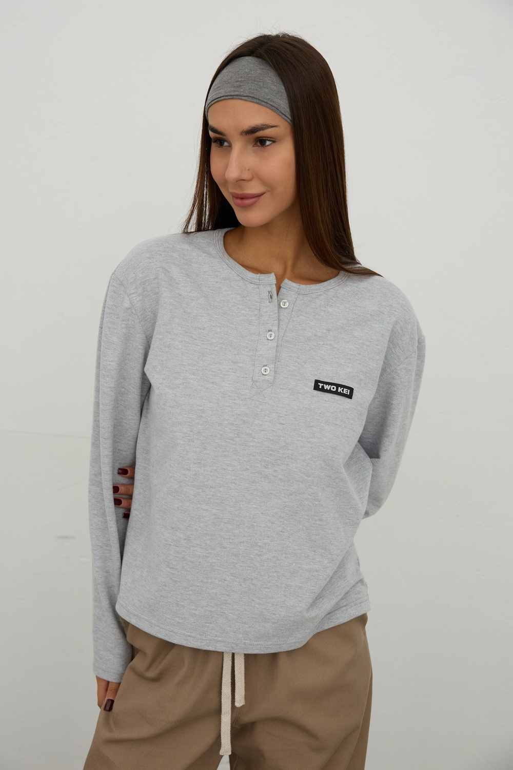 Лонгслив Base Пуговки
