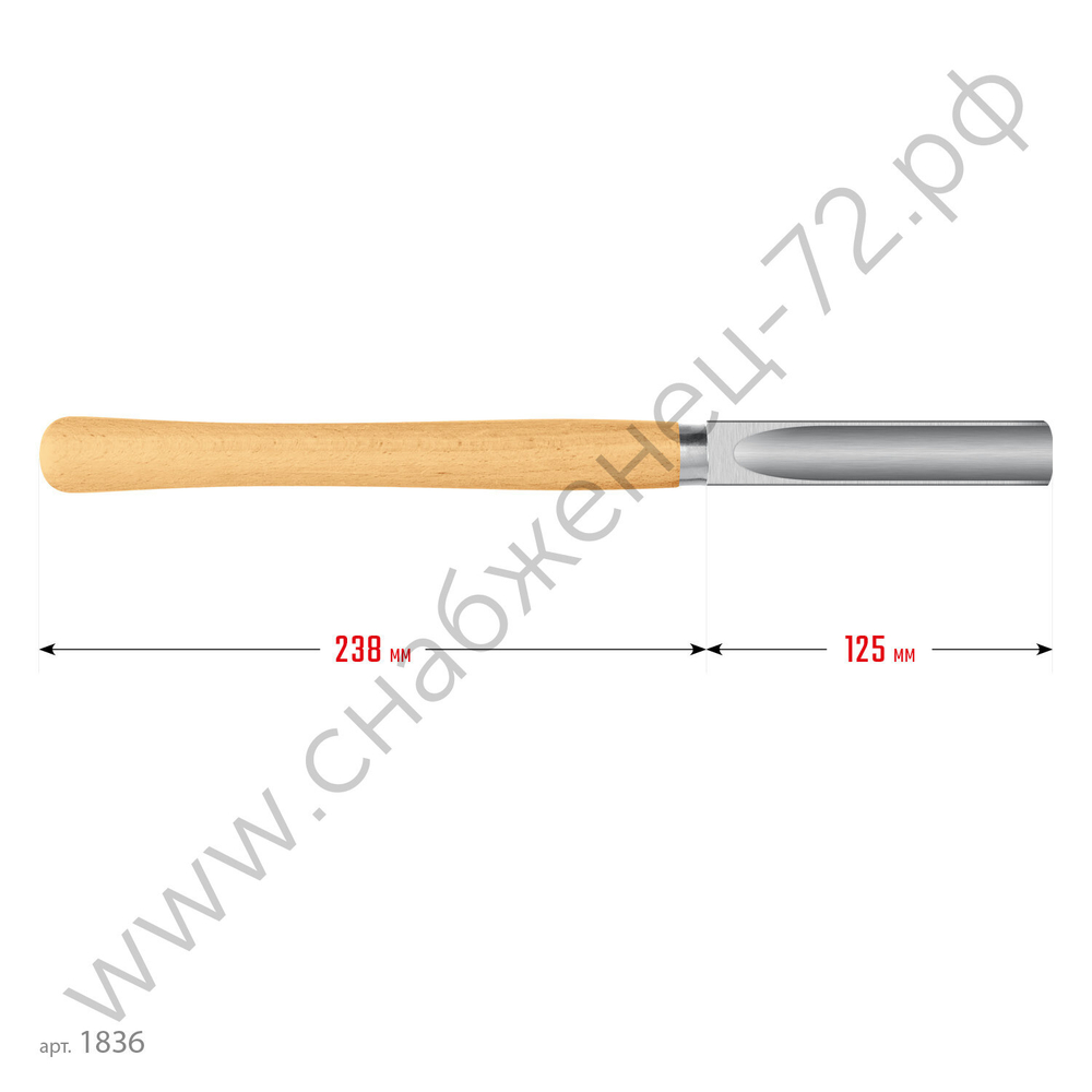 STAYER Wood Master 8 предм., Набор ручных резцов по дереву (1836)