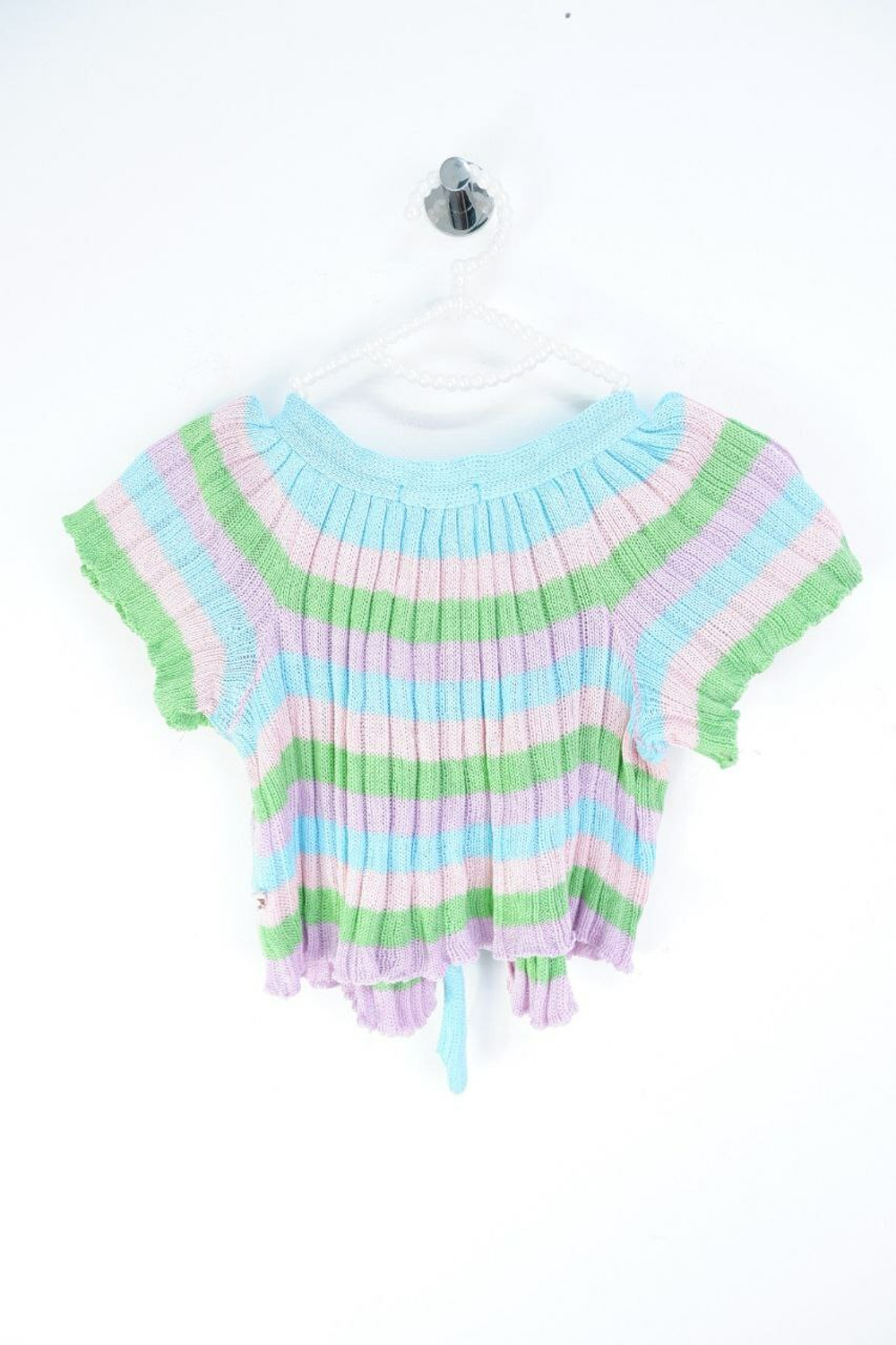 Футболка Marusya хлопковая вязаная на 8-9 лет