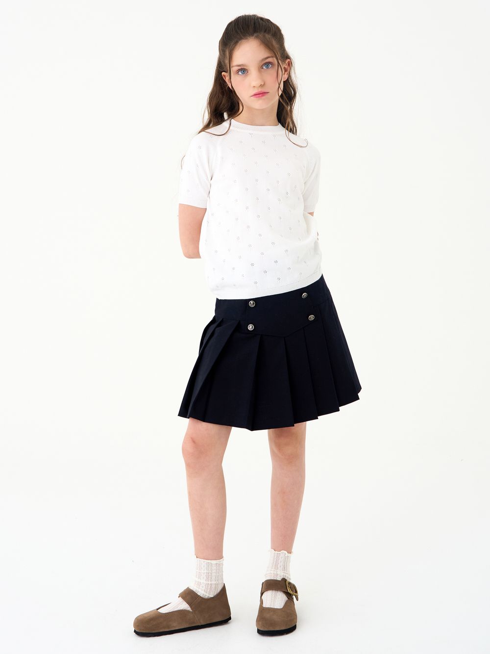 Джемпер для девочки 1384 белый