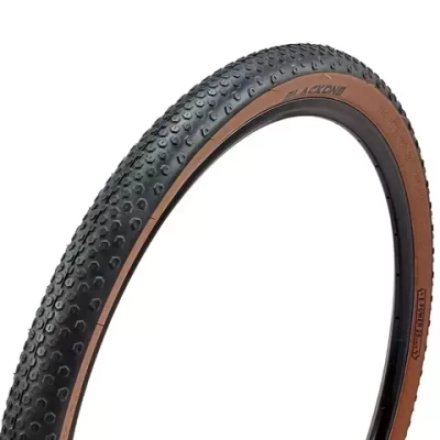 Покрышка для велосипеда 28" Blackone Saturn Ring 700 x 42c (44-622 ) черная с коричневой боковиной, металлический корд