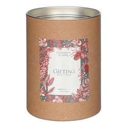 Свеча ароматическая gifting, Корица и яблоко (новая), 40 ч