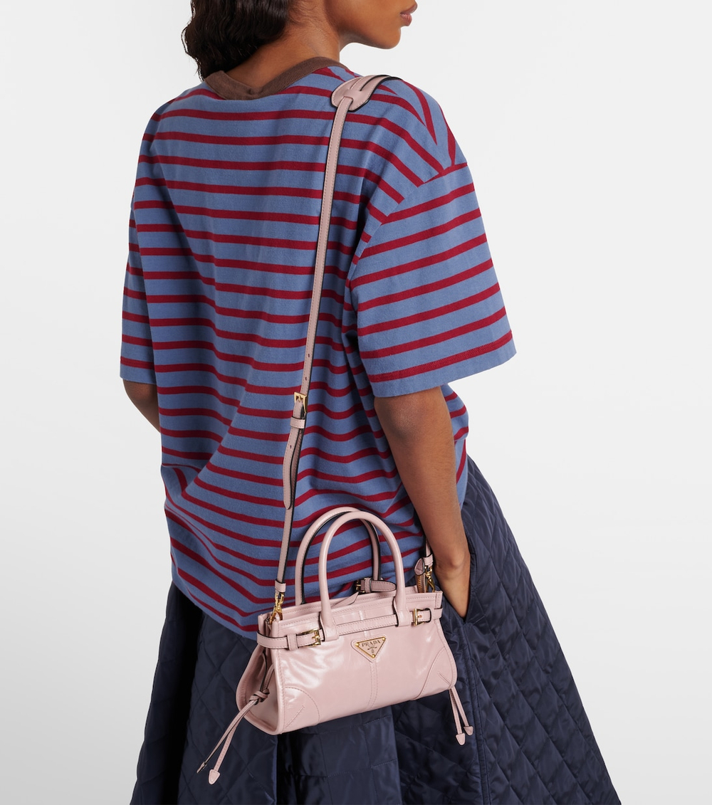 Сумка Prada Bonnie Mini Leather Top Handle Bag
