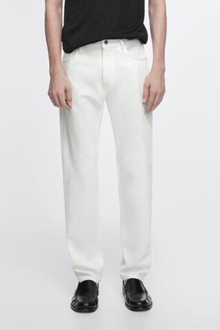 Massimo Dutti Джинсы Slim fit, белый