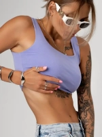 Спортивный кроп топ укороченный под пиджак