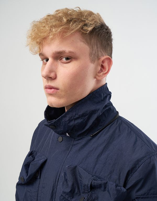 Куртка We Don’t Care Swiss M70 Crinkle Nylon Jacket Navy - фото 5