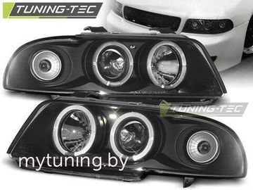 Фары передние ANGEL EYES BLACK для AUDI A4 11.94-12.98
