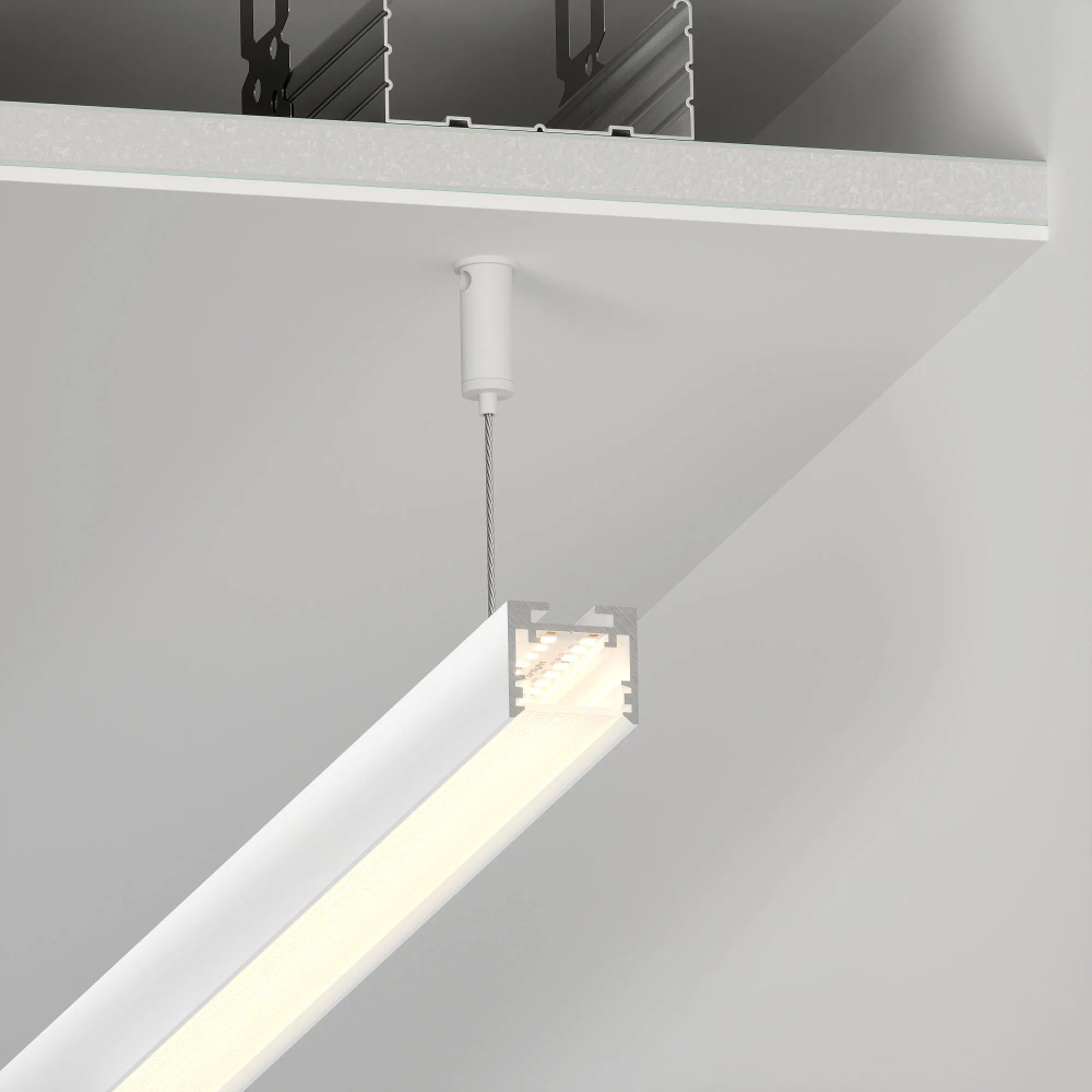 Профиль SL-LINE-2522-2500 WHITE (Arlight, Алюминий) 043110