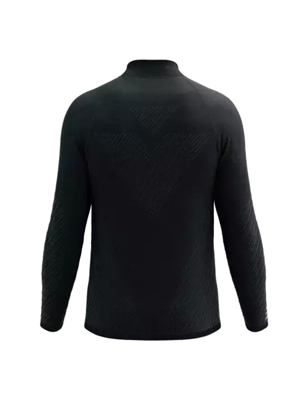Бесшовная Ультралегкая кофта на молнии V2 Black Melange