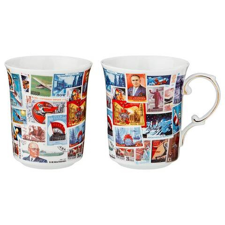 КРУЖКА LEFARD "МАРКИ СССР" 500 МЛ (КОР=24ШТ.)