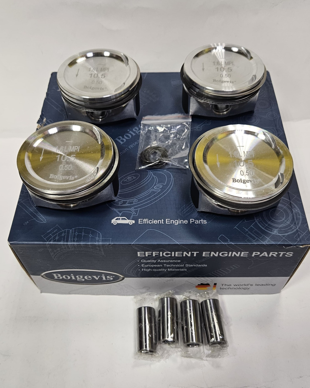 Поршни с кольцами +0.50 CWVA CWVB Boigevis