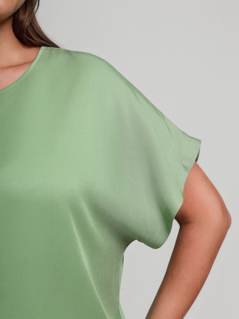 Блузка Летний драйв-4 Виотекс ЗЕЛЁНЫЙ