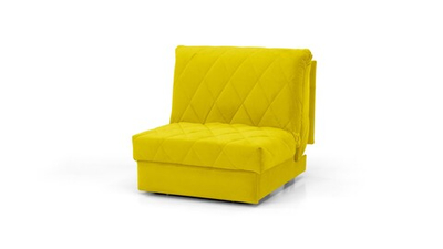 Кресло-кровать Римус Vivaldi 15 76*110*92 см, Желтый Велюр Аккордеон Фиеста