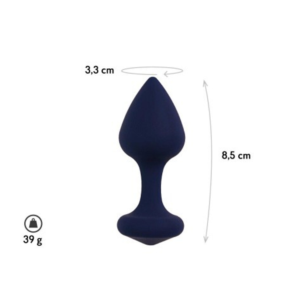 Анальная пробка Exo, цвет тихоокеанский синий  (CORE) (M)