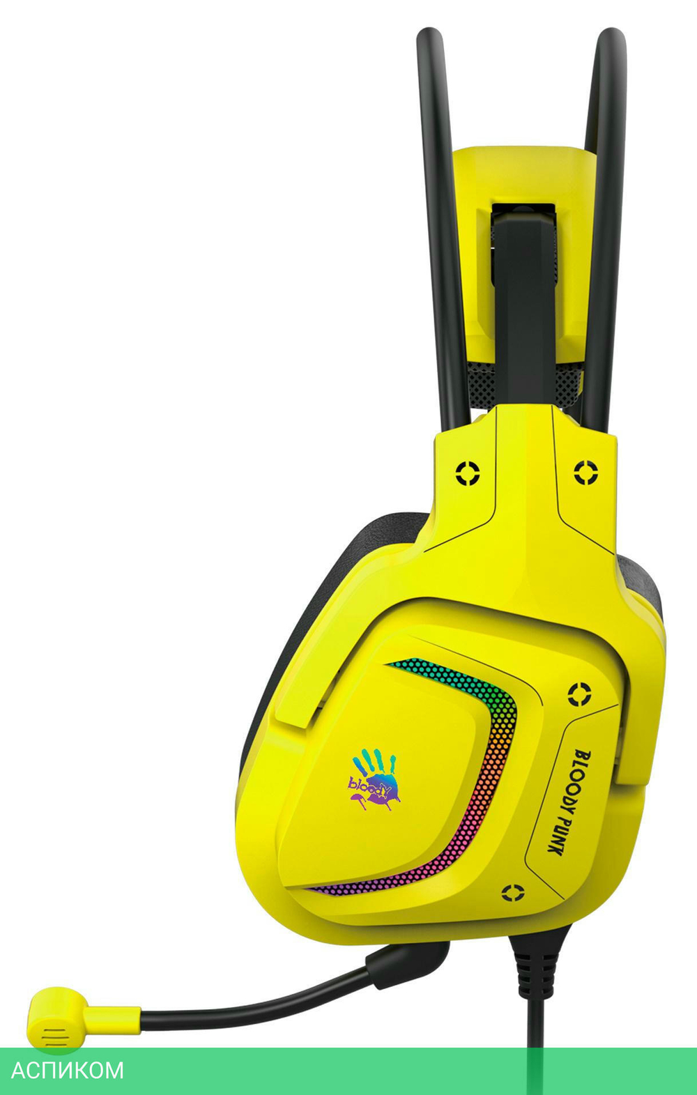 Наушники A4Tech Bloody G575 Punk желтый/черный