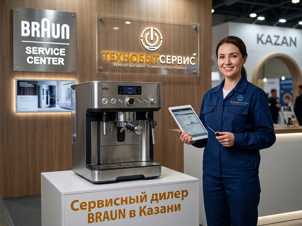 Ремонт кофемашины Braun в Казани