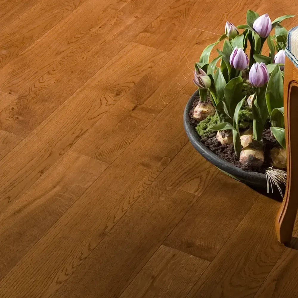 Инженерный паркет Coswick Дуб Орех (Chestnut) Шелковое масло