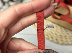 Киперка ХБ 10мм кирпич