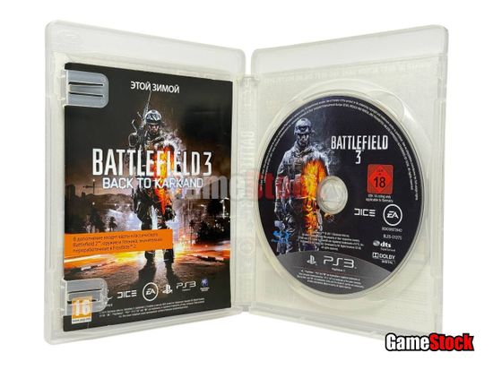 PS3 Battlefield 3 (Б/У, Полностью на русском языке, BLES-01275)
