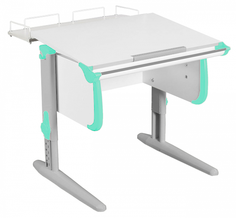 Растущая парта Дэми СУТ 24 с задней полкой СУТ.14.210 (750×880 мм)