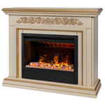 Каминокомплект Real Flame Leticia 26 WT-619G с очагом 3D Helios 26 SBG