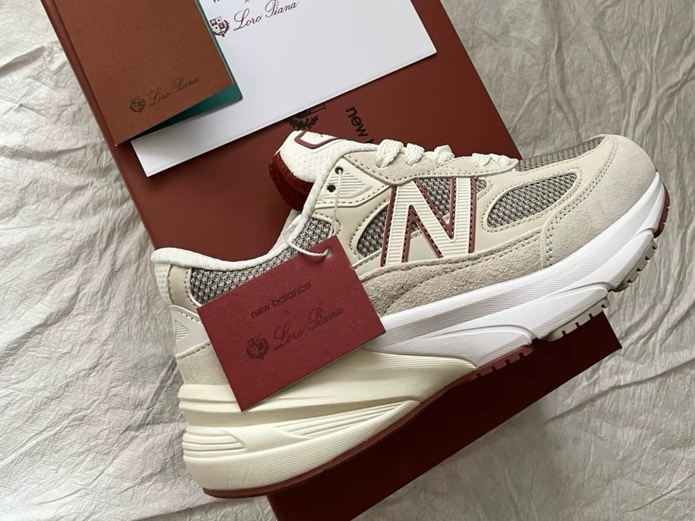 New Balance 990 x Loro Piana Raw Cashew