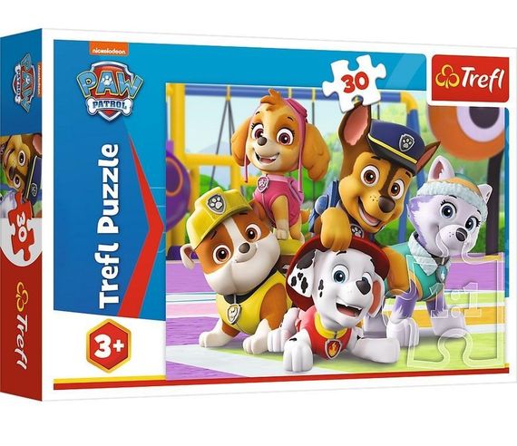 Puzzle - &quot;30&quot; - Paw Patrol always on time / Vaicom PAW Patrol