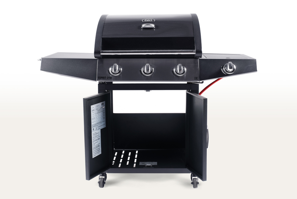 Газовый гриль 3+1 горелки
