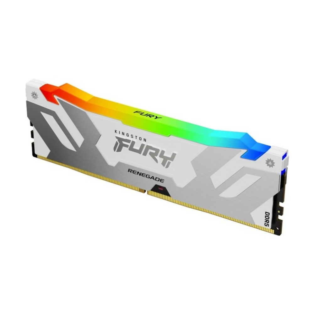 Оперативная память Kingston 16GB 8000MT/s DDR5 CL38 DIMM FURY Renegade RGB White XMP