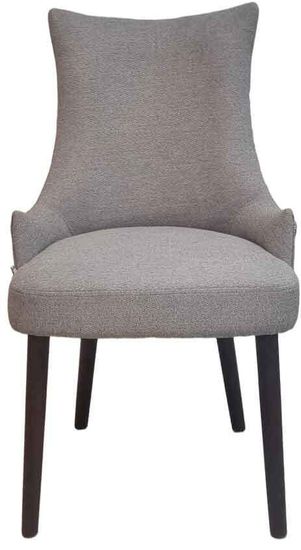 Стул Shape / silver /темно-коричневый орех