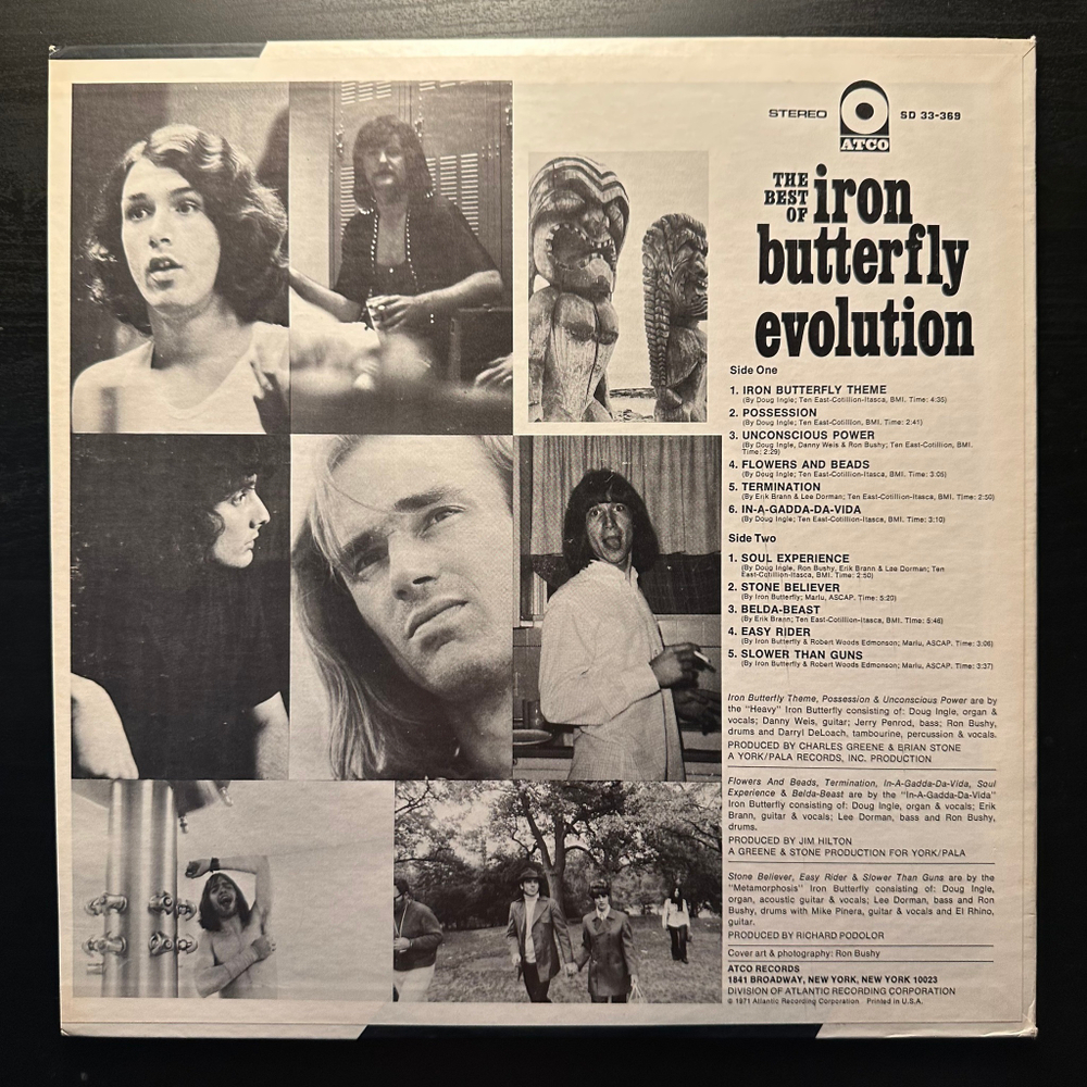 Iron Butterfly - The Best Of Iron Butterfly Evolution (США 1971г.)