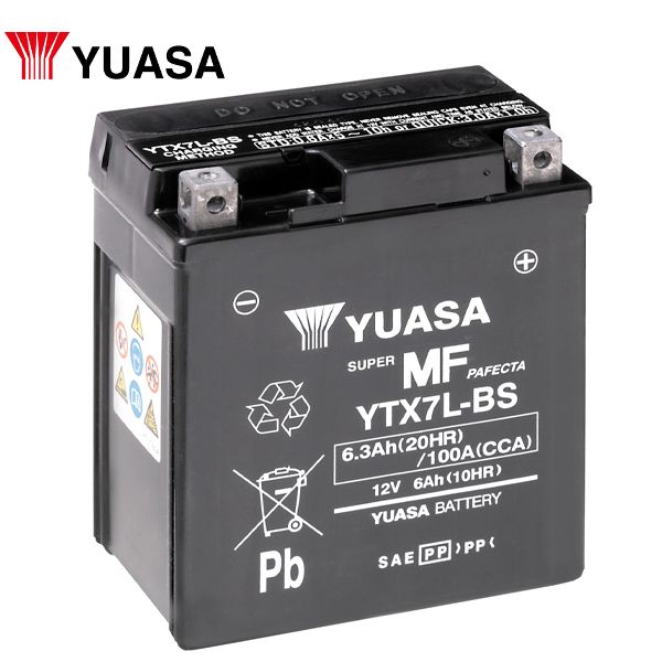 Аккумулятор YUASA YTX7L-BS для мотоциклов