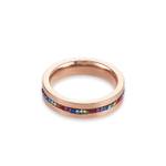 Кольцо Coeur de Lion 0226/40-1500 56 цвет мультиколор, золотой