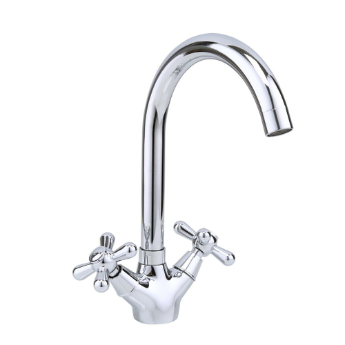 Смеситель для кухни 1/2 кер F4025 FRAP (выс.пов. излив, п/шпильку, хром, латунь)