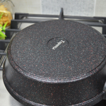 Сковорода 24см высота 6,4см ENERGY Agate Induction с несъемной ручкой, Ис8241A