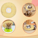 Воротник ветеринарный на кулиске «ЛЮБИМЫЙ БРО», уточки, р S, окружность шеи 13-22см (лейбл)