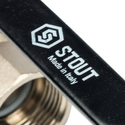 Кран шаровой муфта/резьба полнопроходной (рычаг) 20