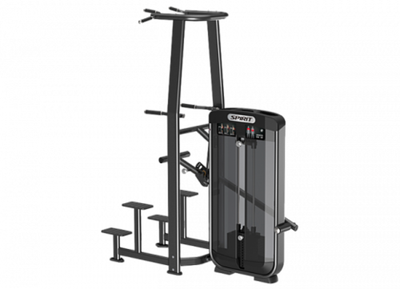 Отжимание/подтягивание с отягощением SPIRIT SP-3517 со стеком 90 кг