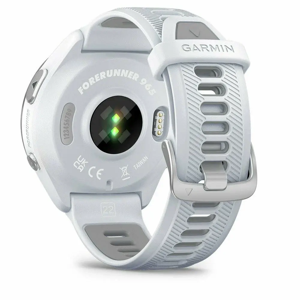 Умные часы Garmin Forerunner 965 47 мм, белый (Whitestone)