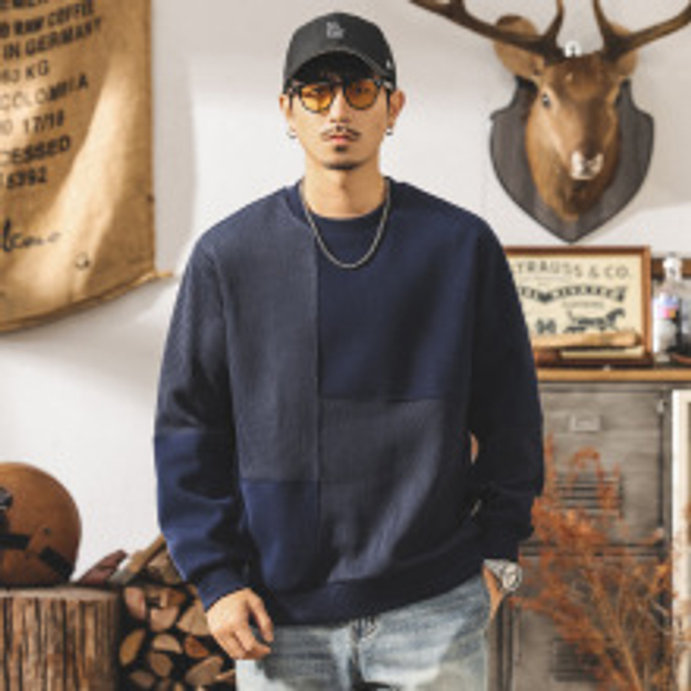 Свитшот мужской в американском стиле, весна-осень