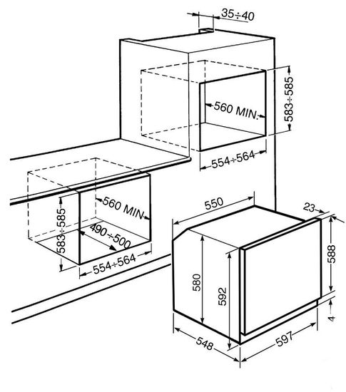 Электрический духовой шкаф Smeg SFP6390XE