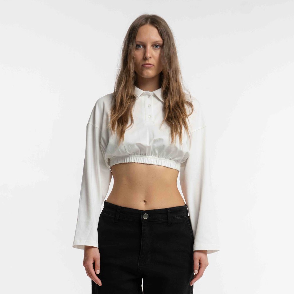 Купить Поло Dissident Crop OG Logo in Milk Поло Dissident Crop OG Logo in Milk