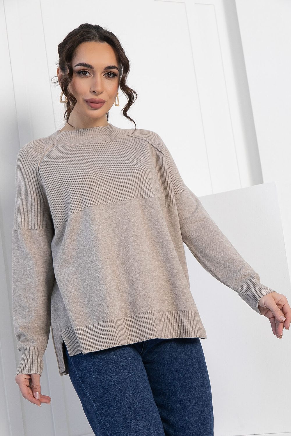 Джемпер Амбассадор (песочный) Б12898-12М LT Collection