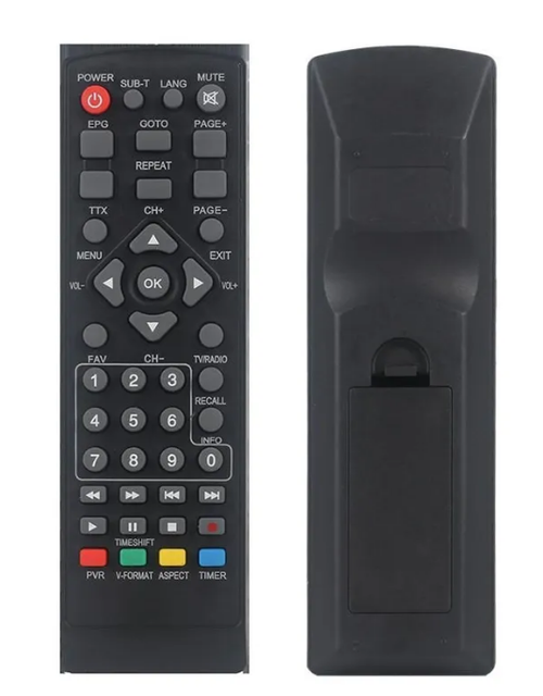 Пульт приставок DVB-T2+2 для не приставок типа T8000