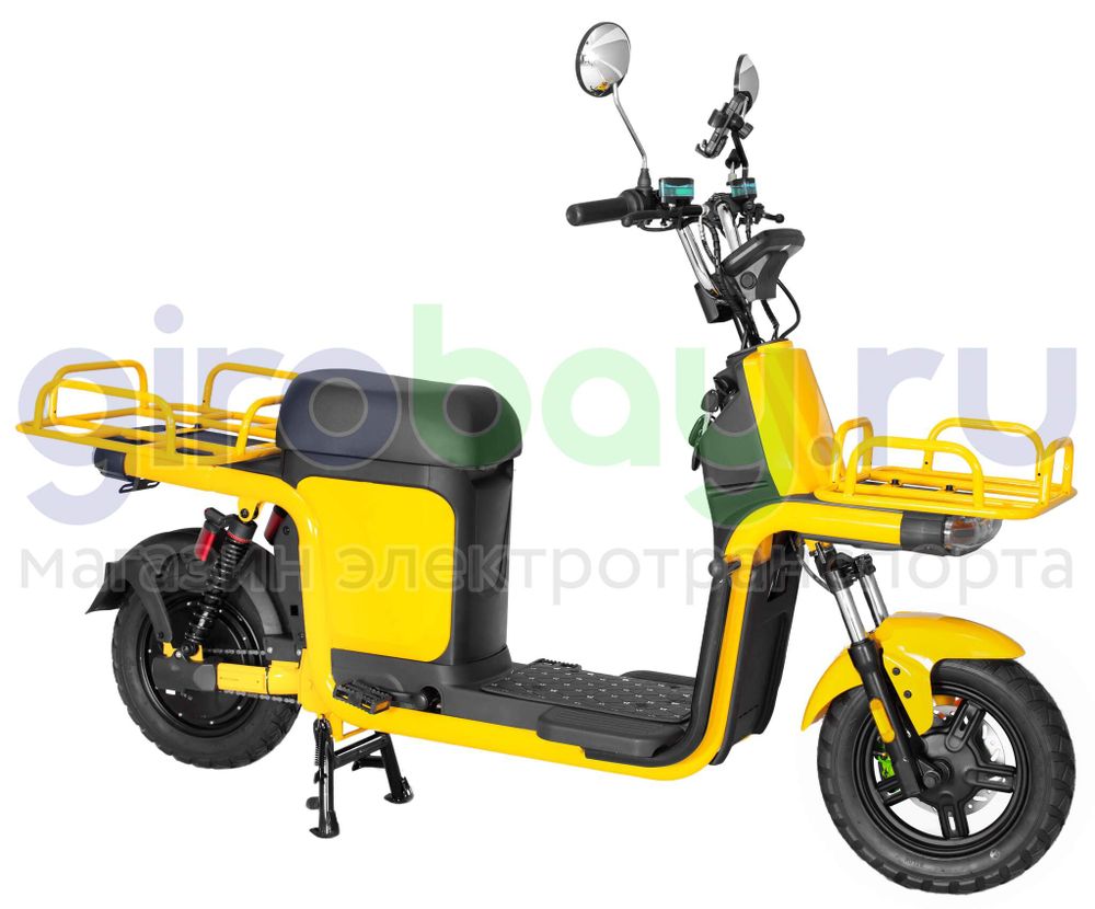 Электроскутер IKINGI XC-2 (60V/40Ah) - Желтый фото №2