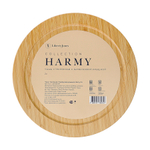 Чаша стеклянная с бамбуковой крышкой harmy, 2 л