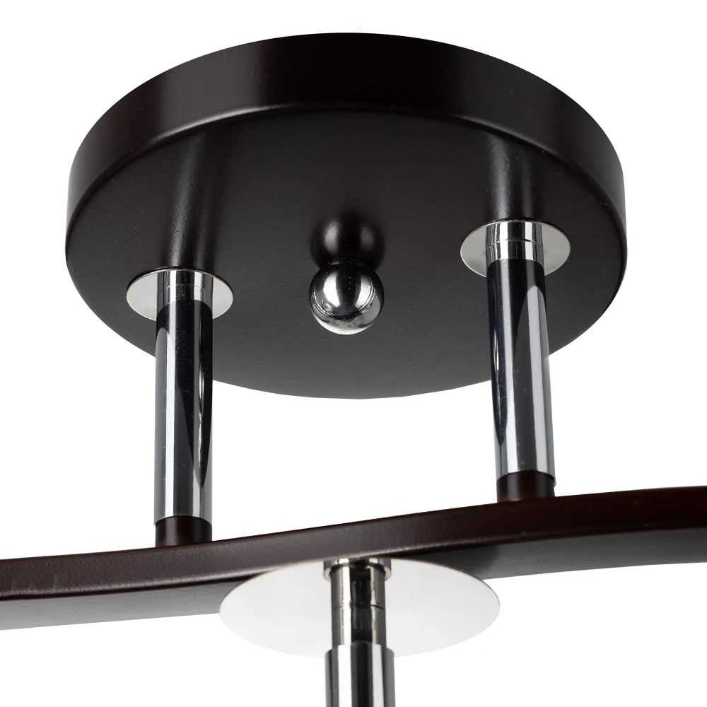 Citilux Фортуна CL156132 Люстра с поворотными плафонами Венге Хром